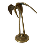 Golden brass bird