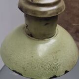 Old street lamp soft green enamel hanging lamp