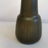 Danish green/brown ceramic table lamp, estimated 1960s.