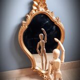 Baroque golden mirror