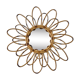 Rattan sun mirror 60's - 53cm