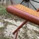 Pair of Italian folding chairs in vintage canning