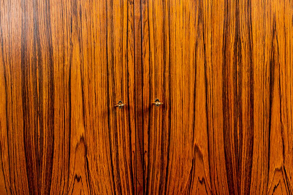 High cabinet, Bar, Danish in rosewood model 6201 by Hans Olsen 1960.