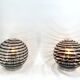 Pair of murano swirl glass table lamps, 1970s