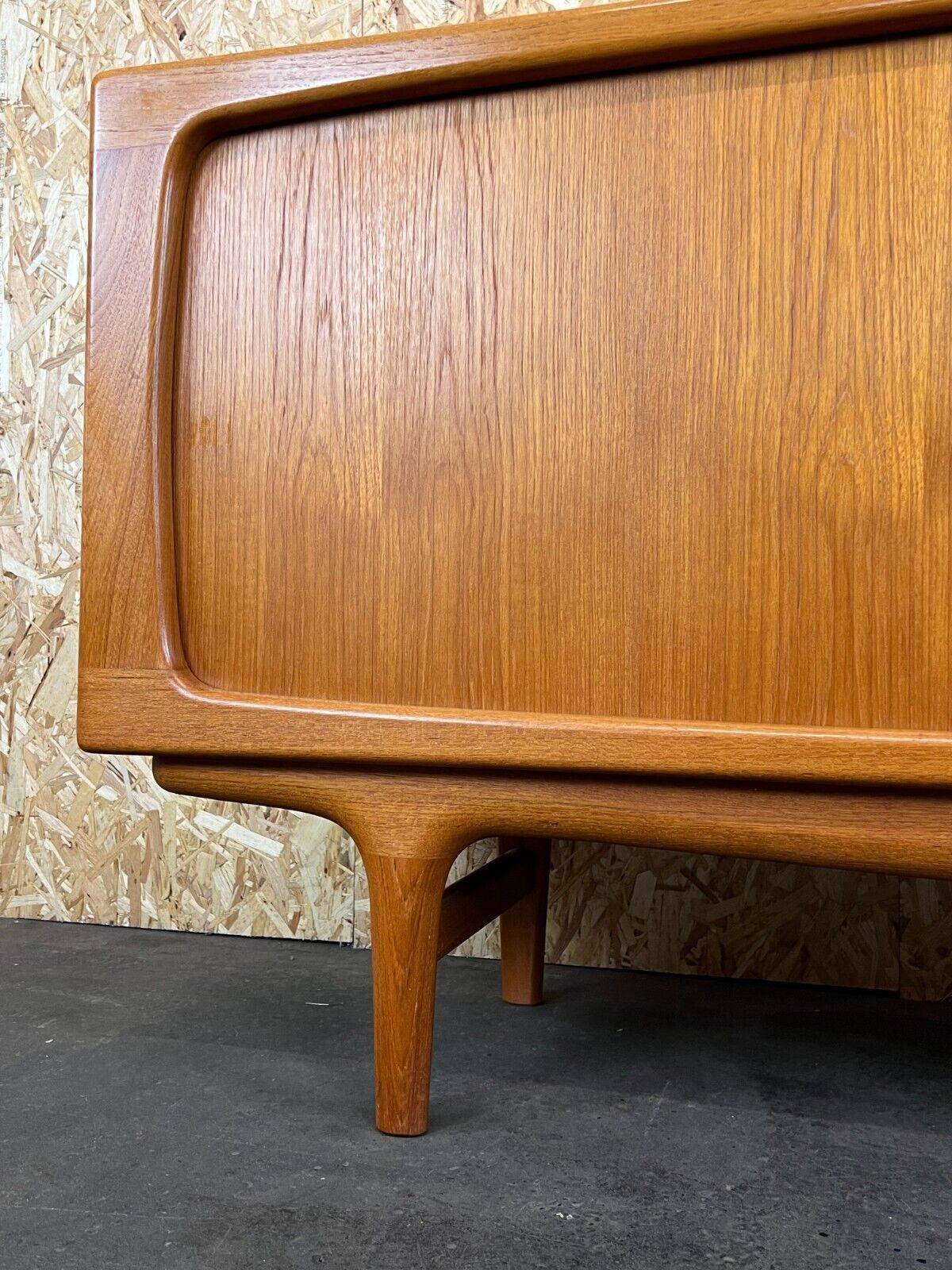 60s 70s Teak Sideboard Credenza by Johannes Andersen for Silkeborg CFC