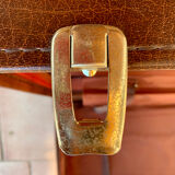 Antique leather suitcases