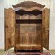 19th-century Rennes wardrobe in cherry wood signed Louis Boutin
