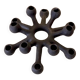 Cast iron candle holder by Jens Quistgaard for Dansk - Scandinavian design 1970s