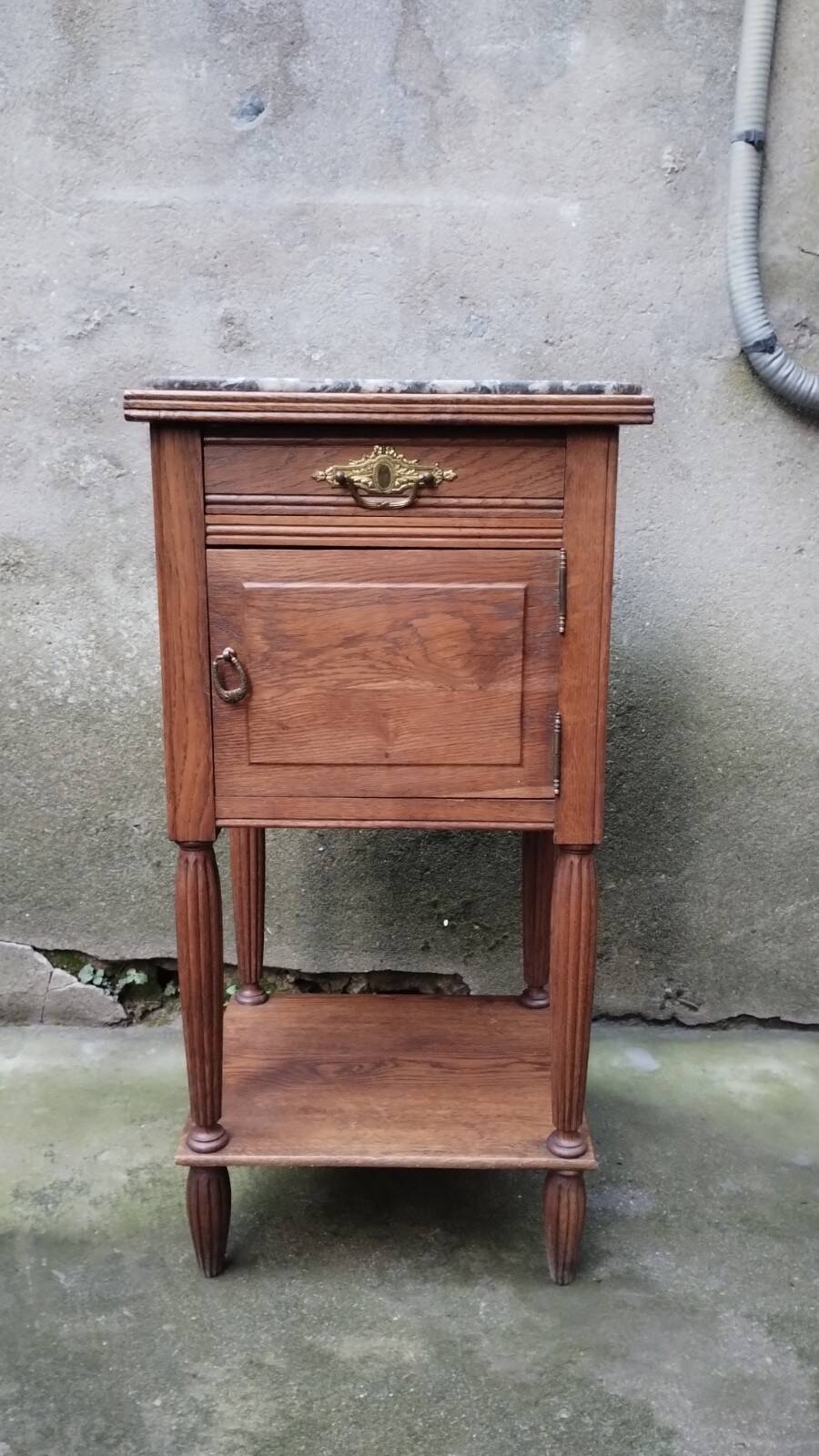 vintage bedside table