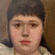 Portrait of a woman reading