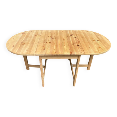 Table à manger extensible à volets rénové de Karin Mobring pour Ikea 1970