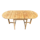 Extendable dining table with leaves renovated by Karin Mobring for Ikea 1970