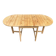 Extendable dining table with leaves renovated by Karin Mobring for Ikea 1970