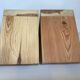 Paire de serre-livres scandinaves en bois