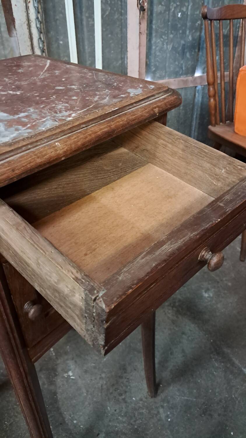 Art nouveau bedside table