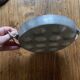 Set of 2 metal snail dishes