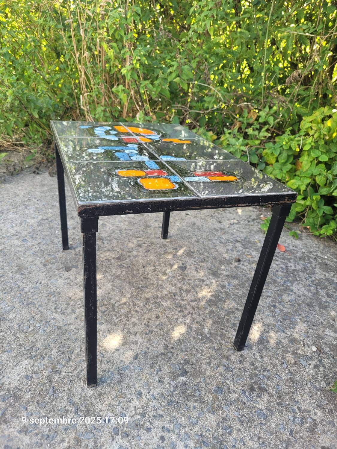 Vintage side coffee table