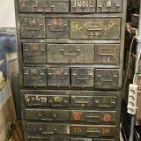 Military establishment - Two metal military mechanic's servants