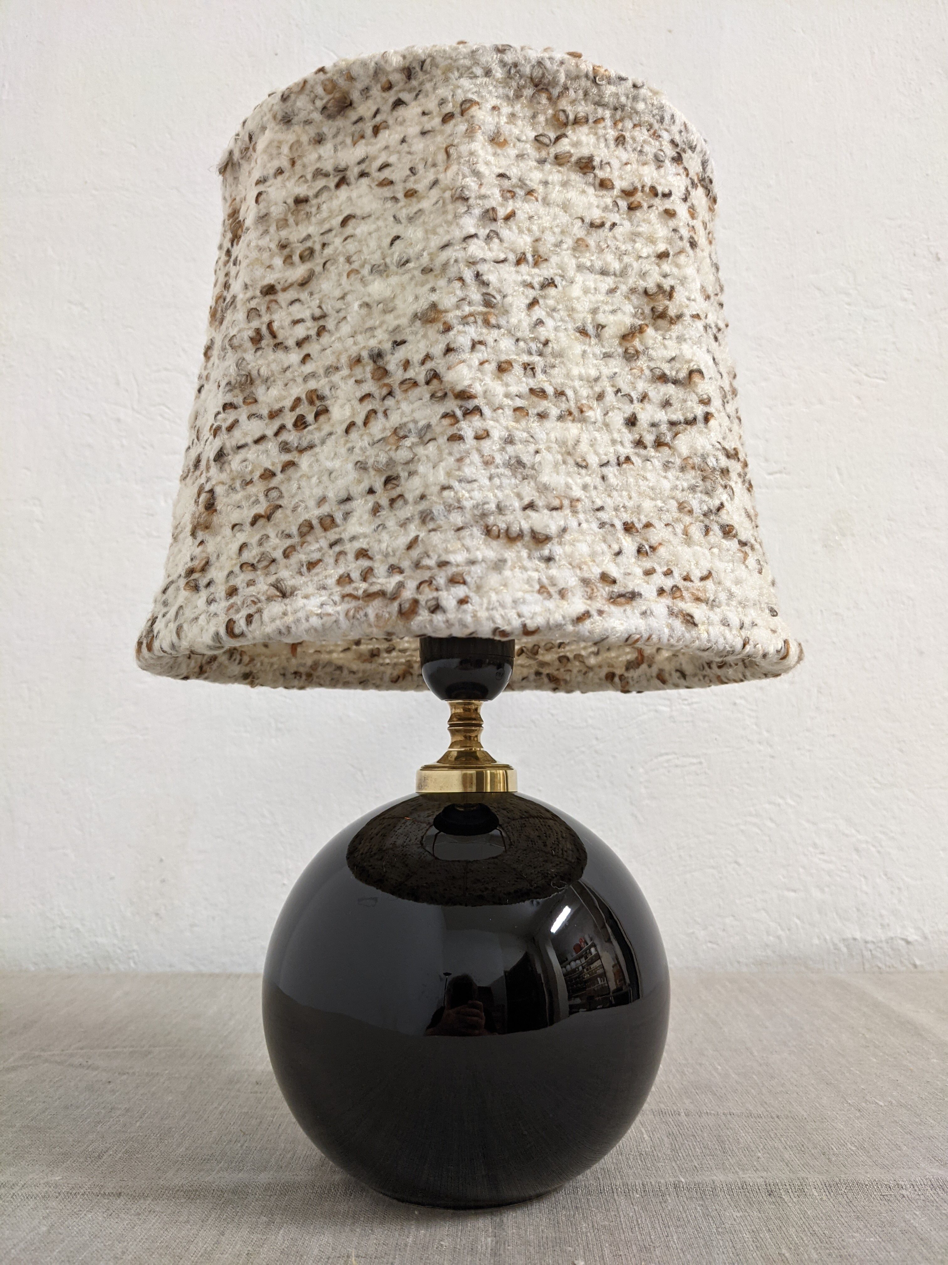Vintage ball bedside lamp