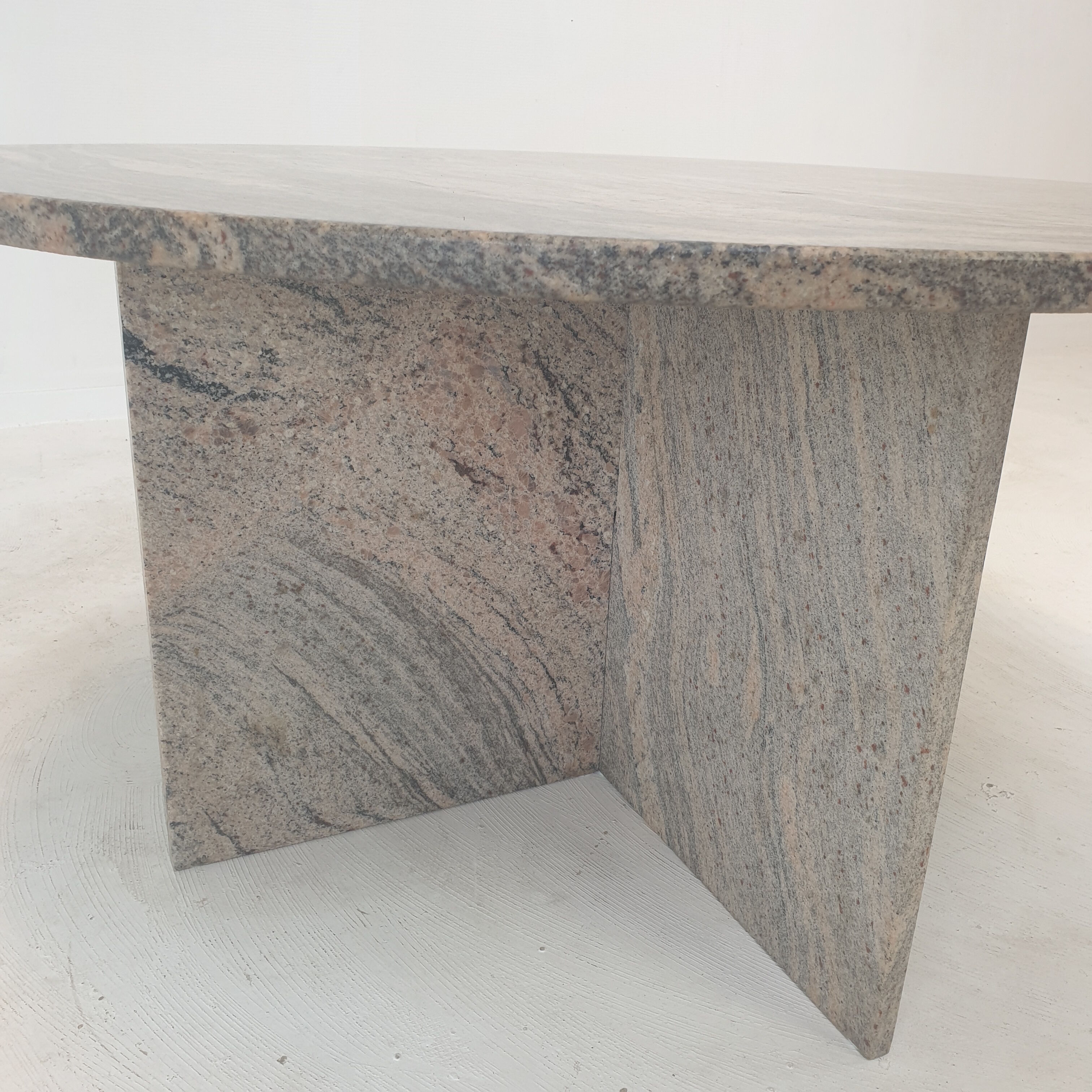 Round Italian Coffee Table, 1980's