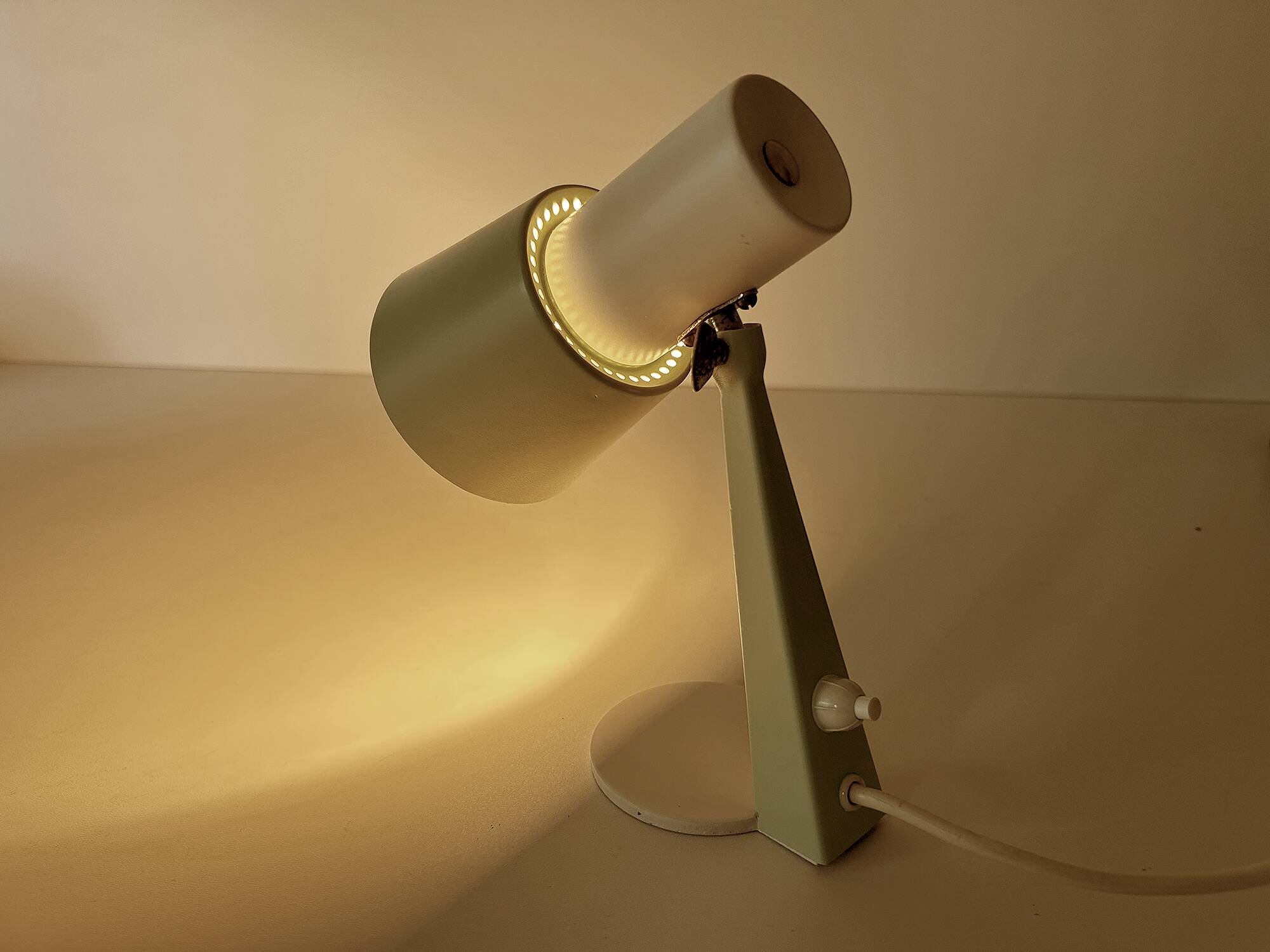 Vintage Scandinavian Bedside Lamp