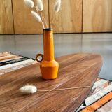 Teak and metal coffee table