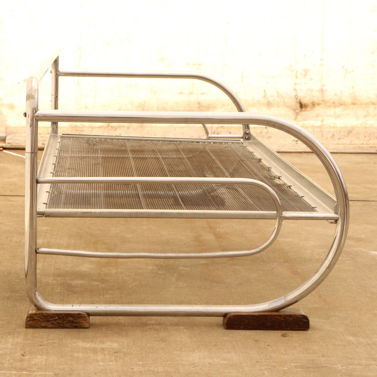 Chrome Bauhaus Sofa by Hynek Gottwald, Bohemia, 1930s