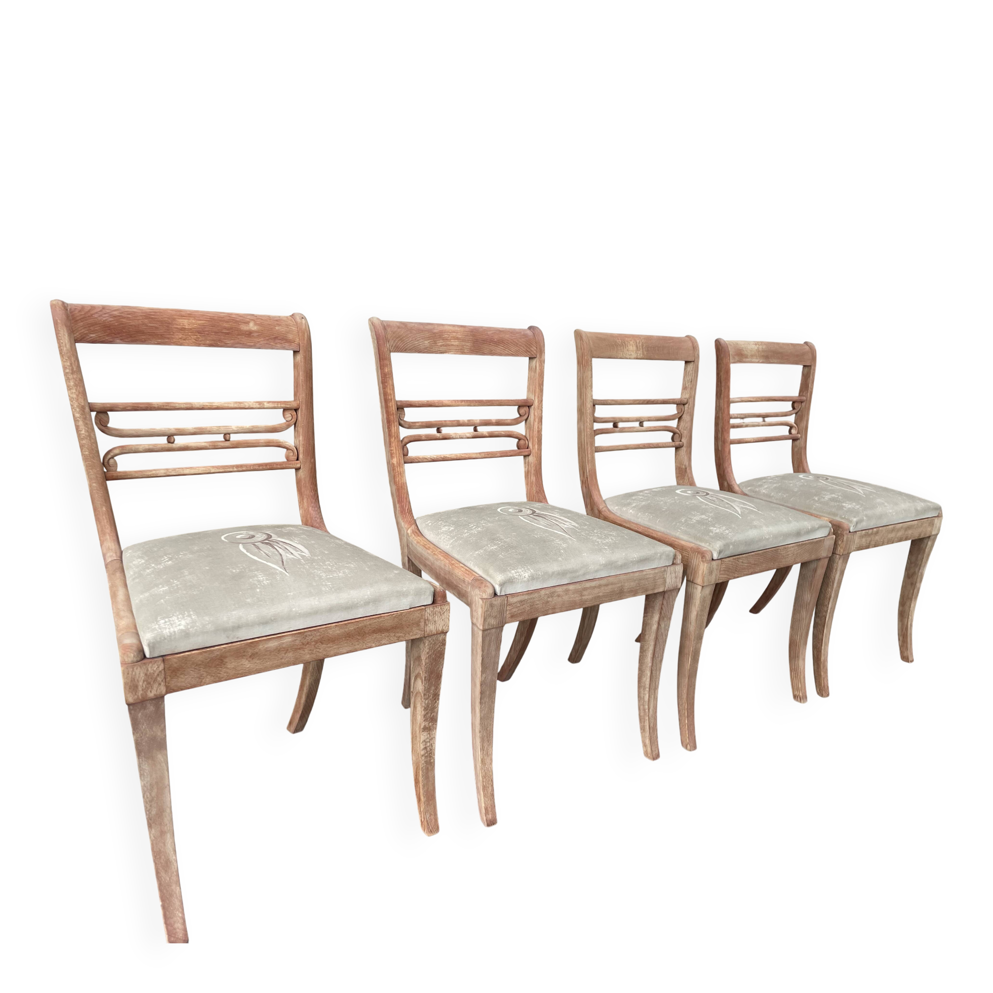 4 chairs signed M Hirch from the 50s/60s.