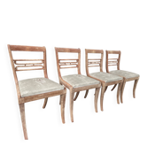 4 chaises signées M Hirch années 50/60