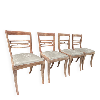4 chairs signed M Hirch from the 50s/60s.