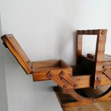 Little sewing worker