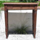 Old wooden console