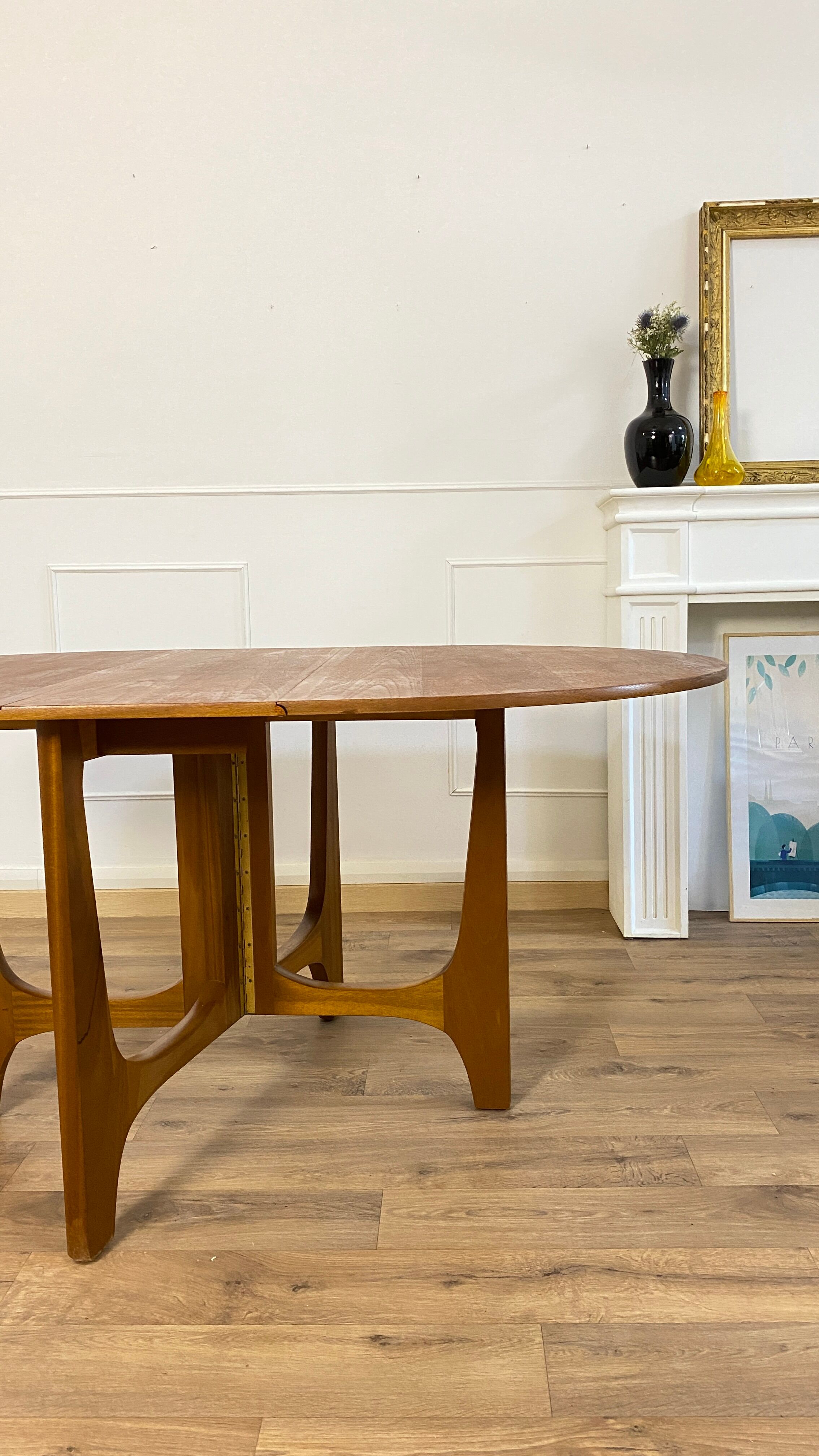 Folding vintage dining table