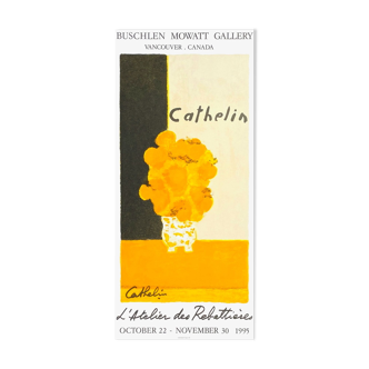 Affiche bernard cathelin 1995