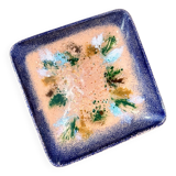 Enameled copper bowl plate, Germany, 1960s.