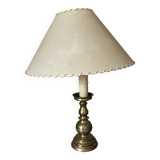 Brass base table lamp