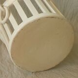 Openwork model faience pot cover