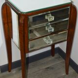Bedside table art deco mirror