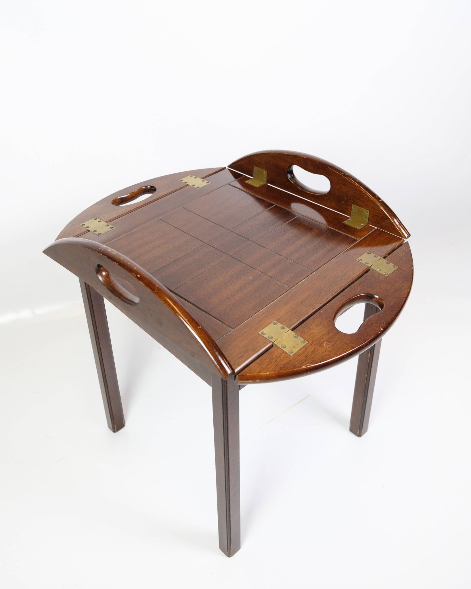 Table de majordome en acajou des années 1960