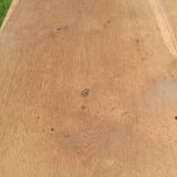 Farm table with turned legs