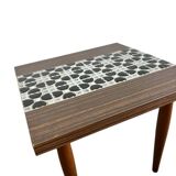 Vintage side table / vegetable table with tiles