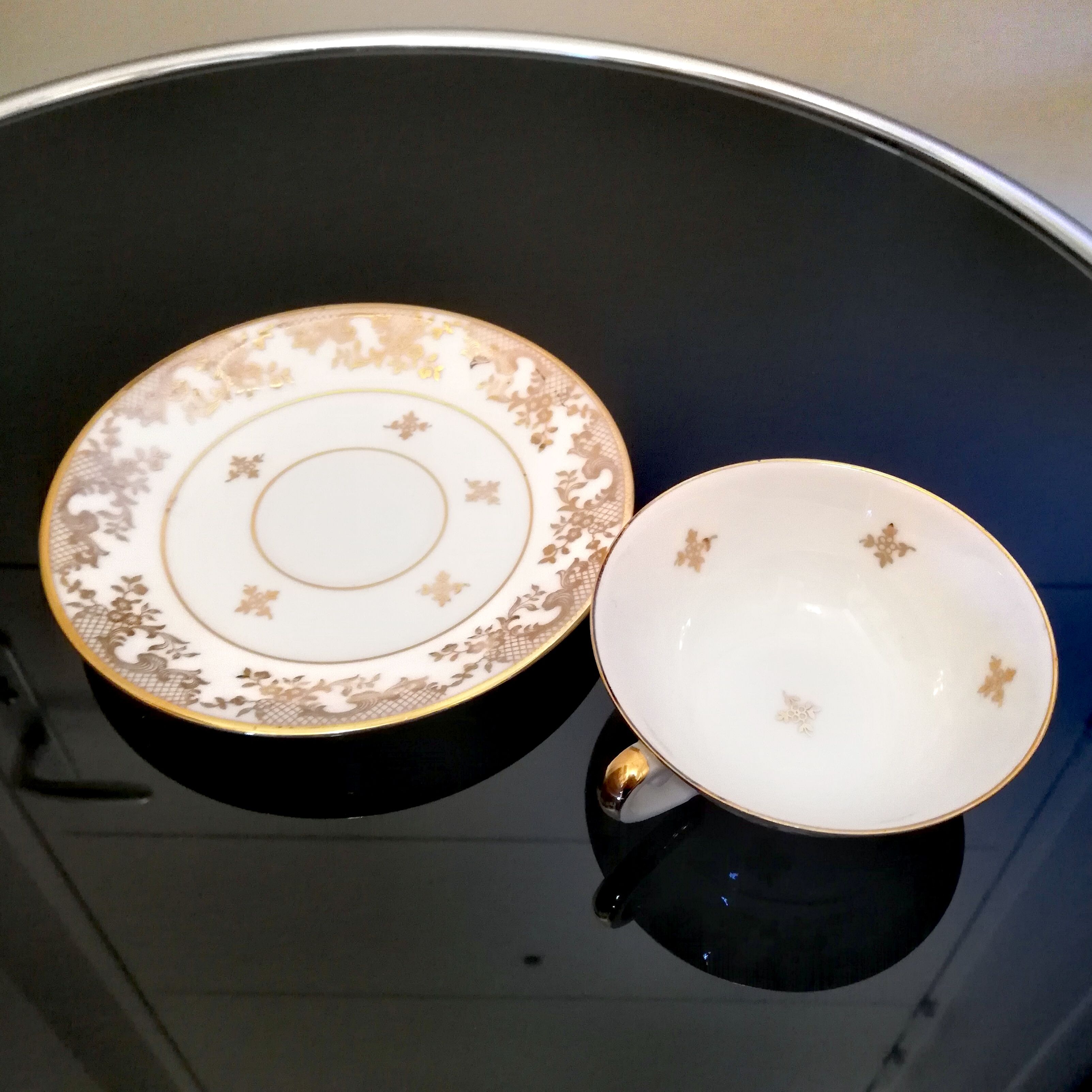 Limoges porcelain coffee service 8 pieces