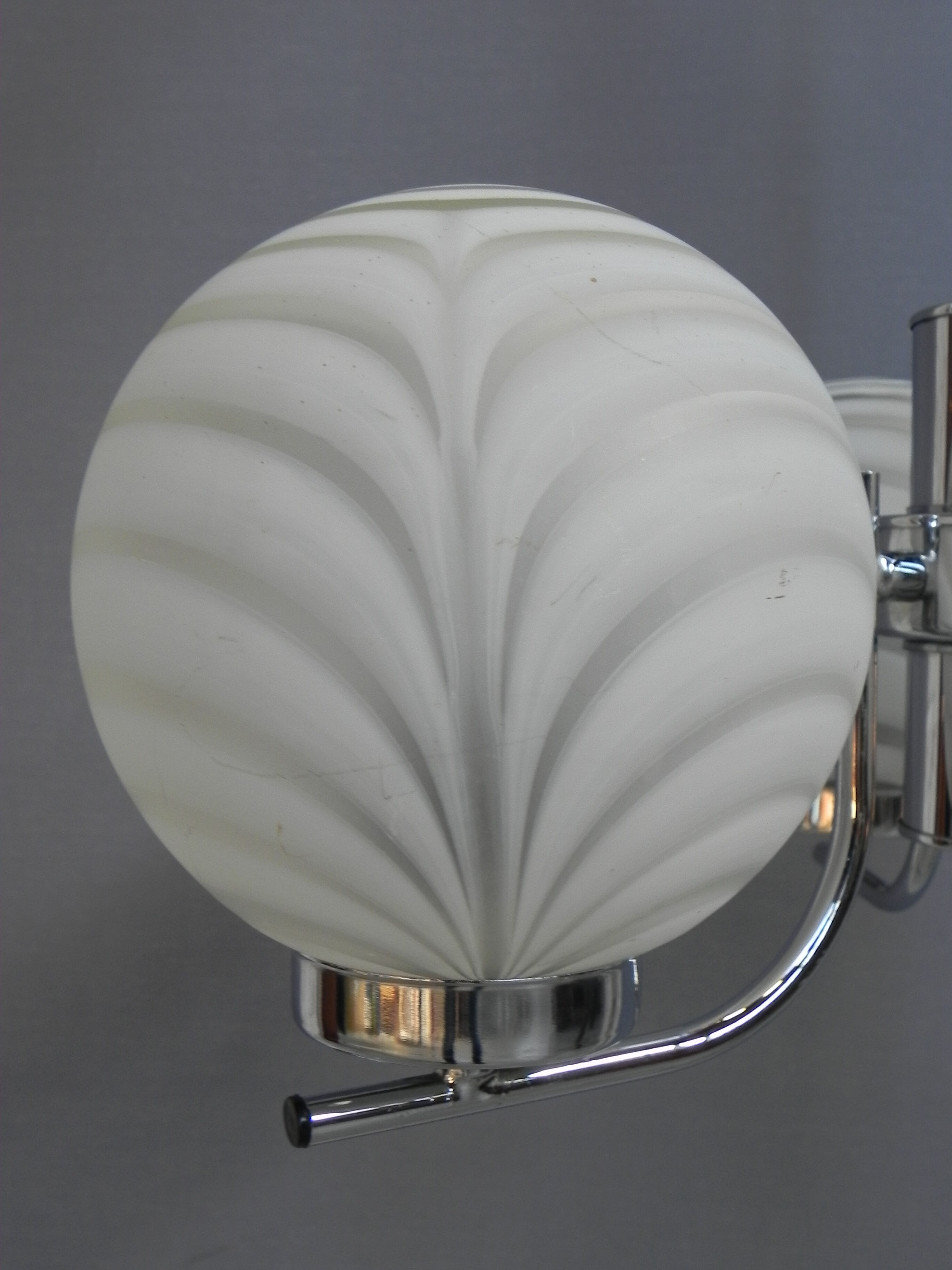 Vintage chandelier with 3 globes