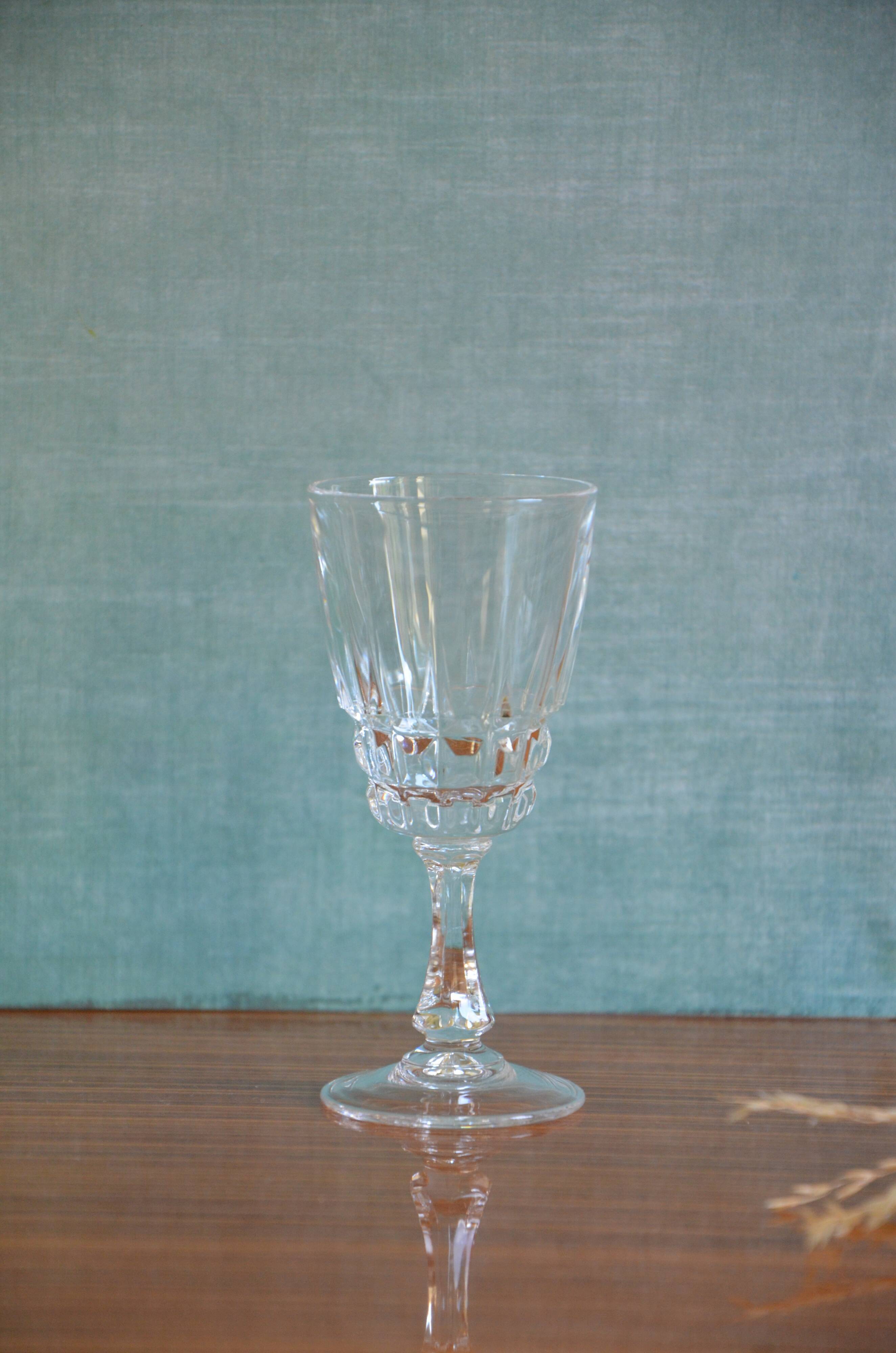 Set of 6 Arques crystal glasses
