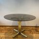 Table seventies pieds dorés