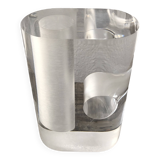 Vase vintage en acrylique transparent, Italie