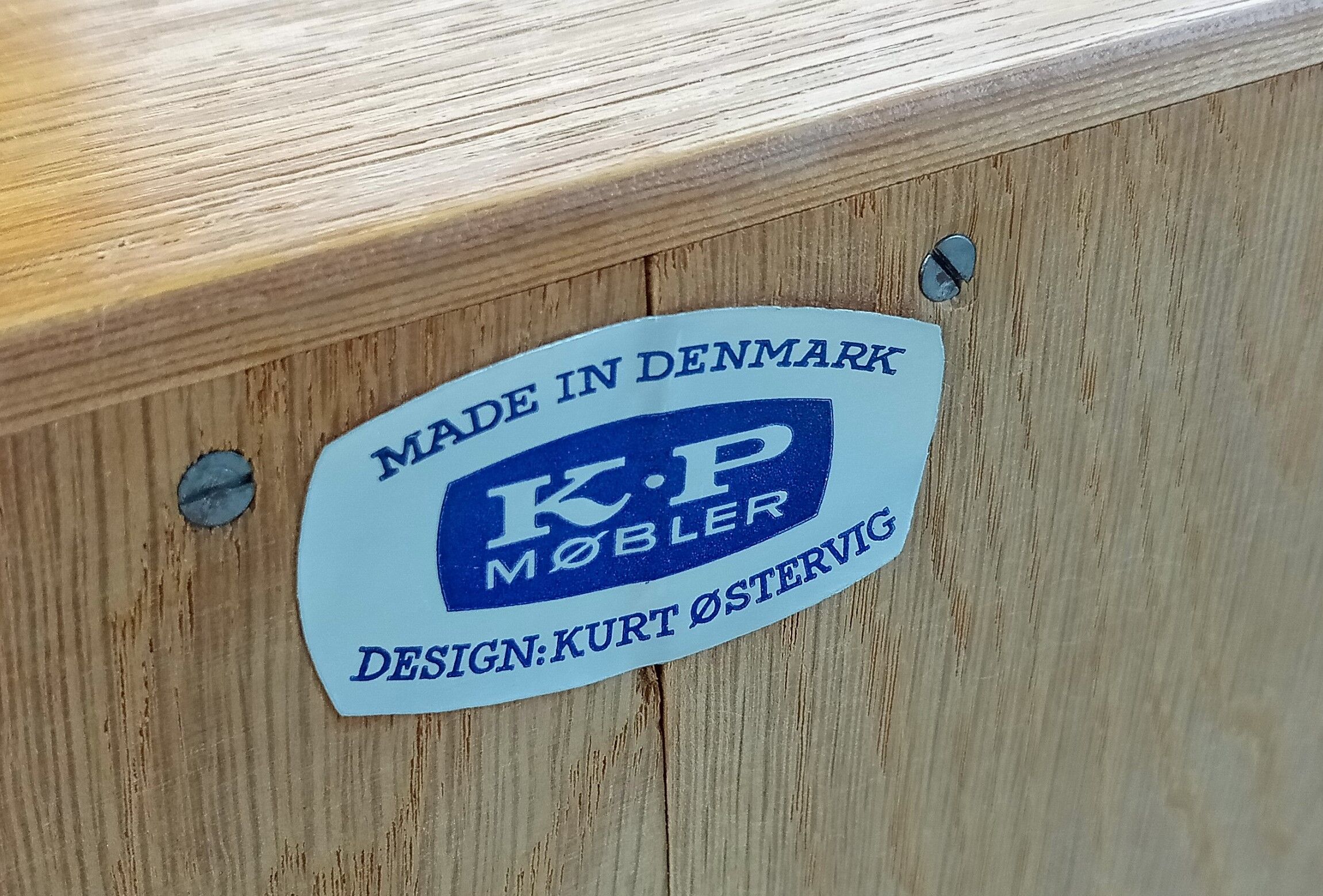 Danish highboard in oak by Kurt Ostervig for KP Möbler