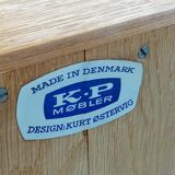 Danish highboard in oak by Kurt Ostervig for KP Möbler