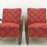 1940 Set of two Halabala Armchairs H 269 + Spider table