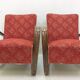 1940 Set of two Halabala Armchairs H 269 + Spider table